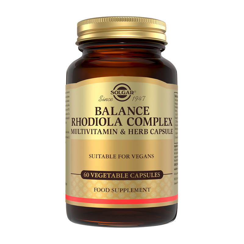 Solgar Balance Rhodiola Complex Vegetable Capsules - Pack of 60