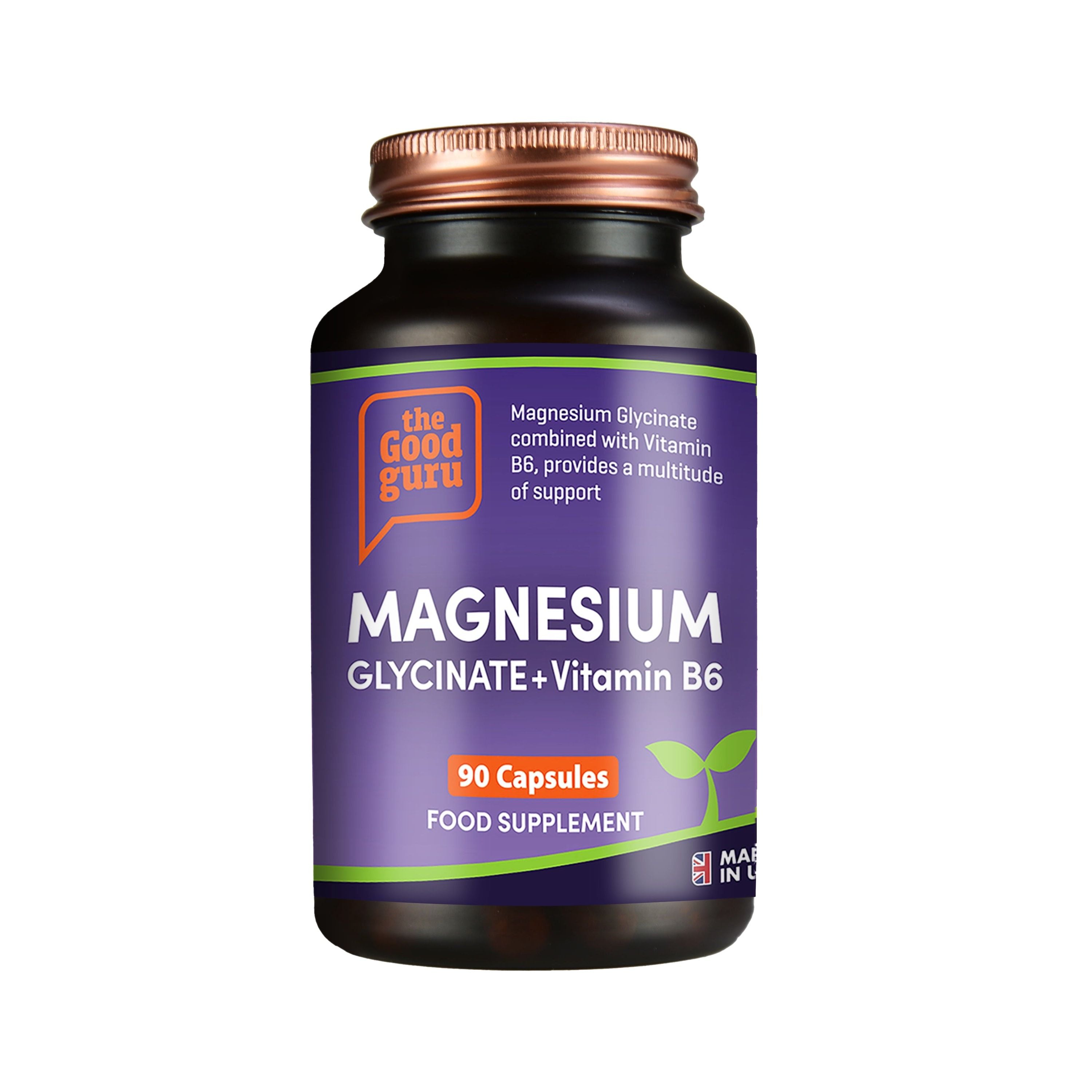 The Good Guru Magnesium Glycinate + Vitamin B6