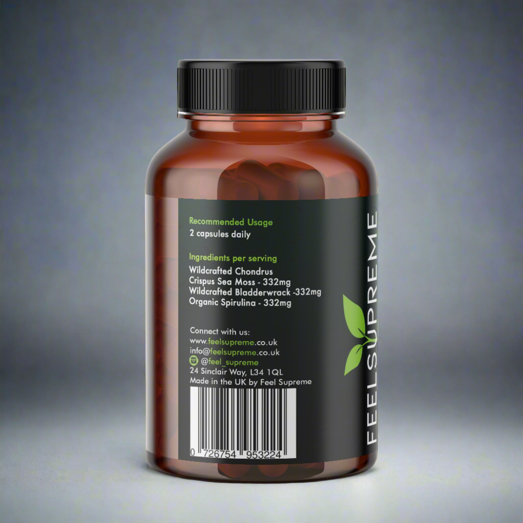 Feel Supreme Sea Moss with Bladderwrack and Spirulina