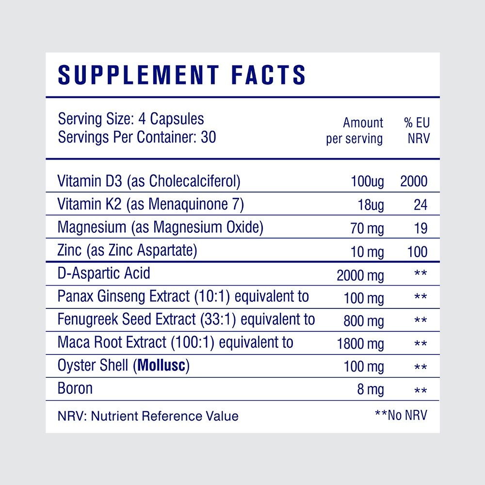 TestoFuel Extra Strength Natural Formula 120 Capsules