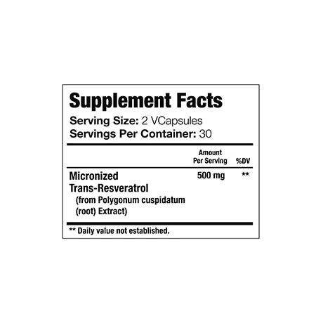 Trans-Resveratrol (60 Capsules)