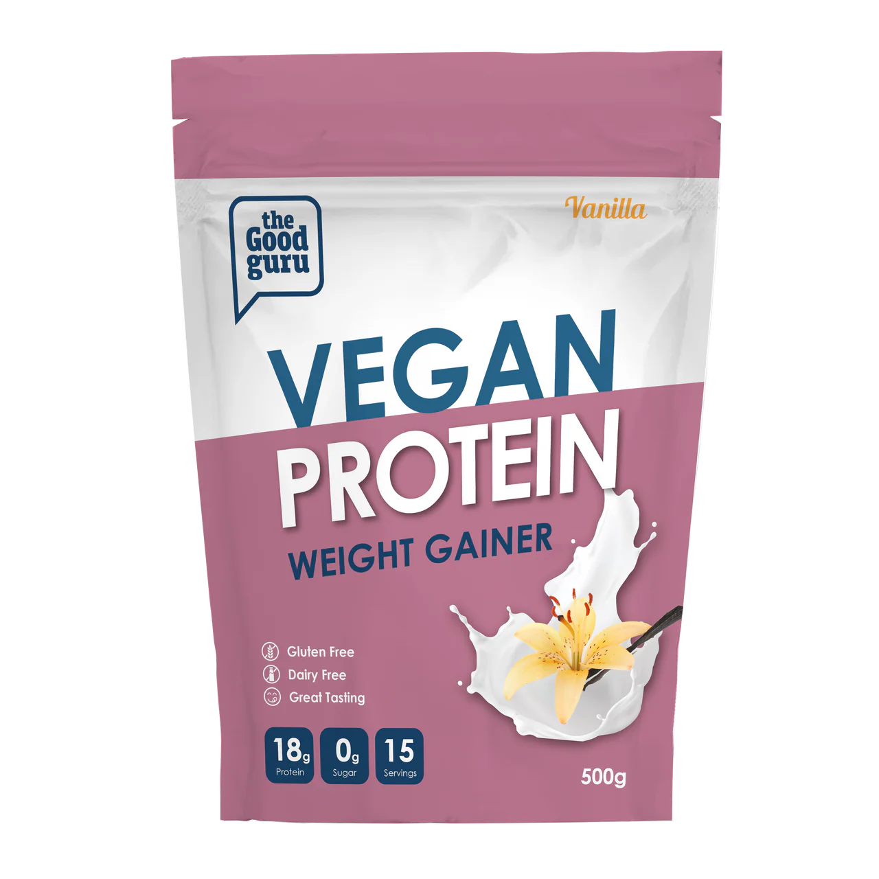 The Good Guru Vegan Protein Weight Gainer - Vanilla
