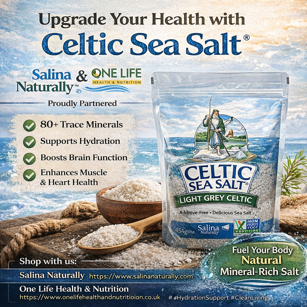 🌊 Upgrade Your Health with Celtic Sea Salt – Powered by Salina Naturally