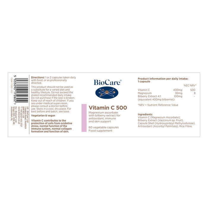 BioCare Vitamin C 500