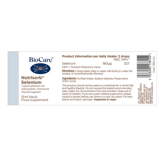 BioCare Nutrisorb® Selenium 15ml