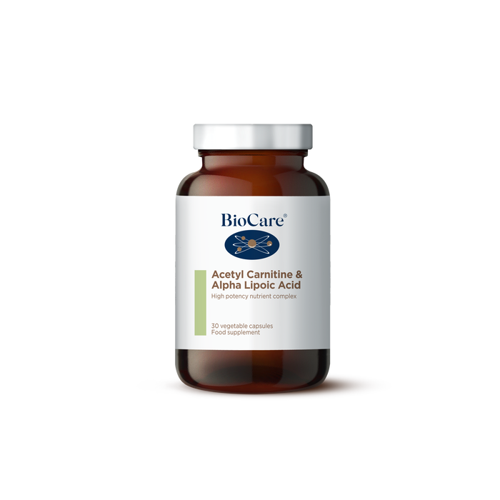 BioCare Acetyl Carnitine & Alpha Lipoic Acid 30 Capsules