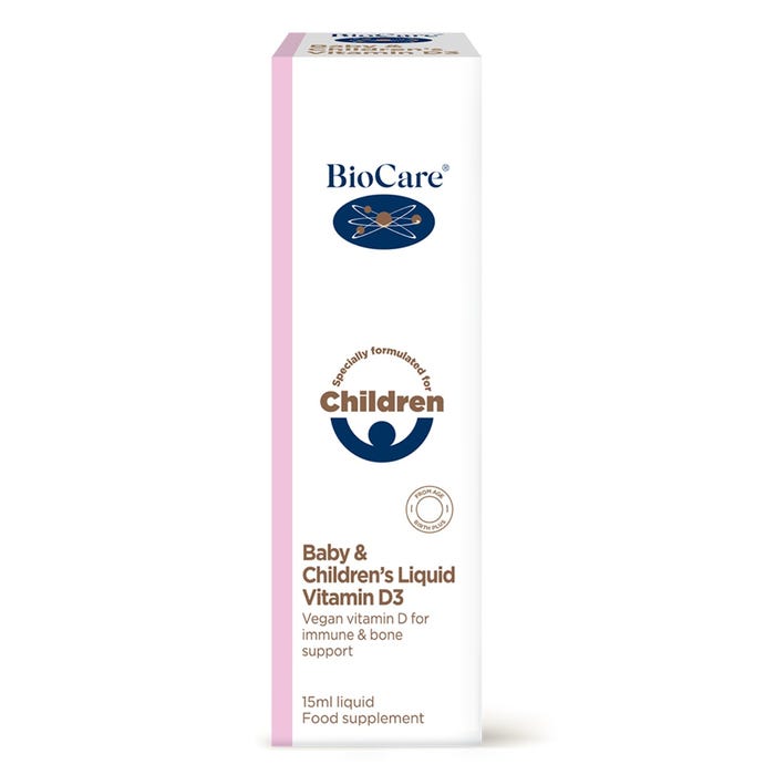 BioCare Baby & Children's Liquid Vitamin D3 15ml
