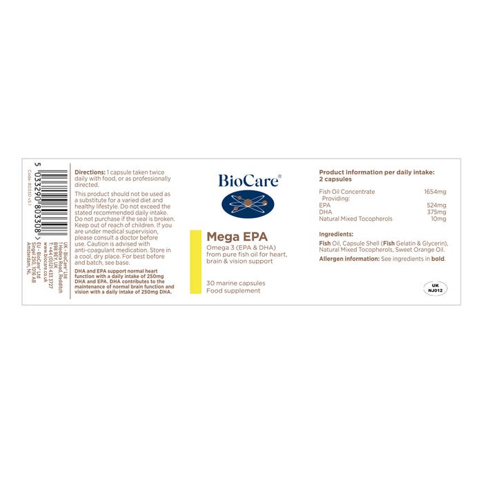 BioCare Mega EPA