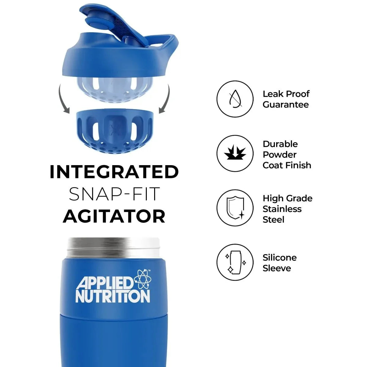 Applied Nutrition AN x Promixx Stainless Steel Shaker 700ml