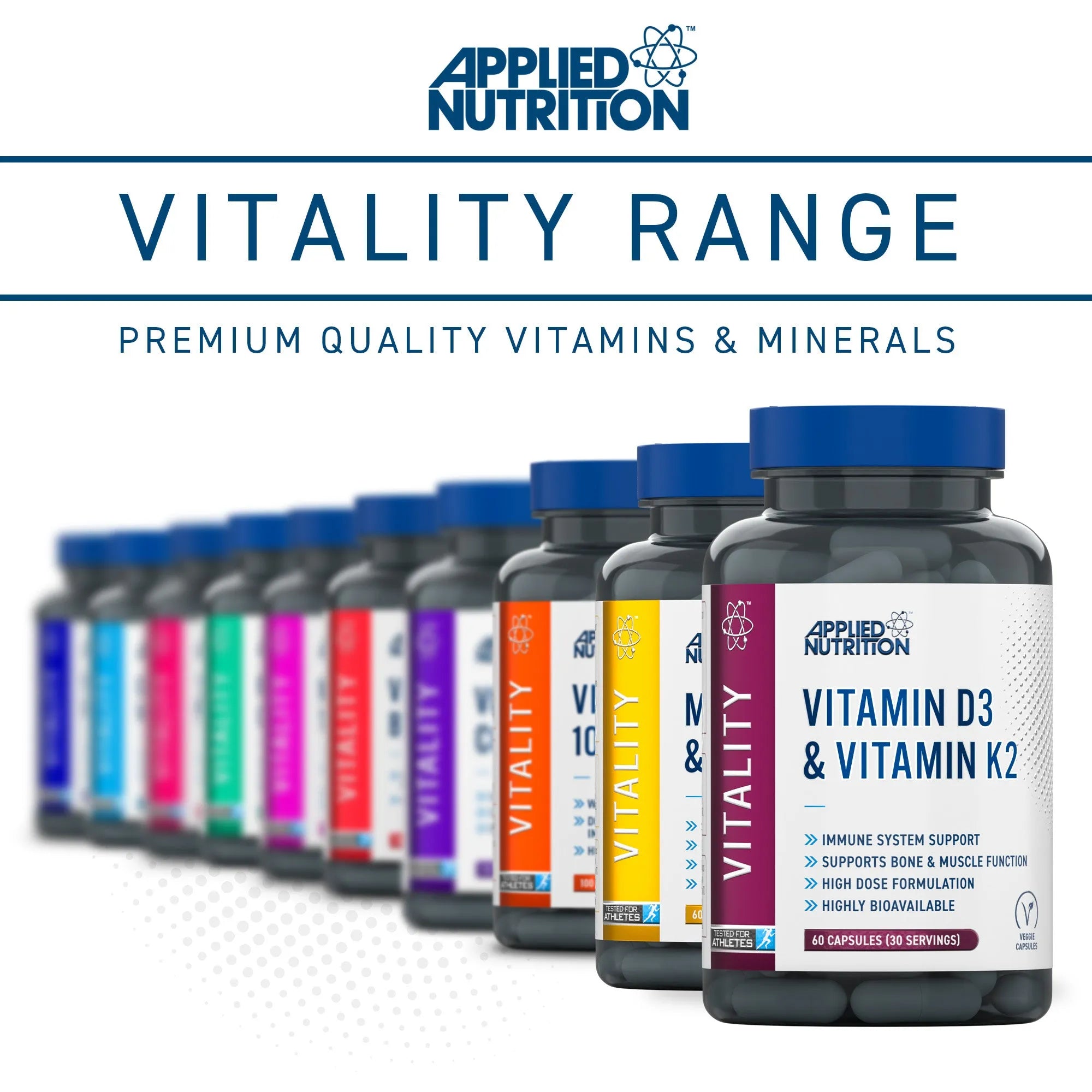 Applied Nutrition Vitamin D3 & K2 - 60 Capsules