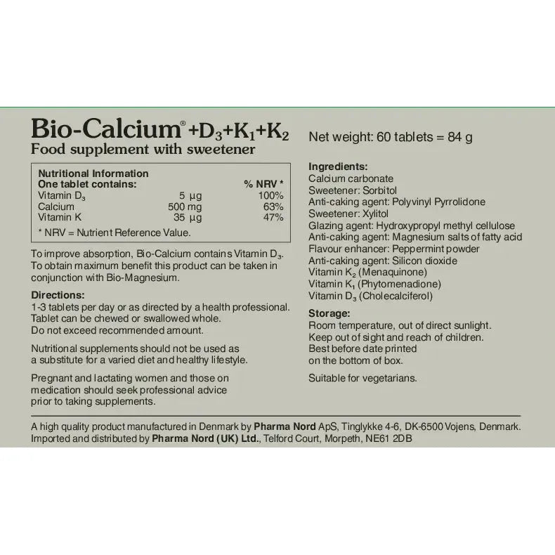 BioCare Bio-Calcium+D3+K1+K2