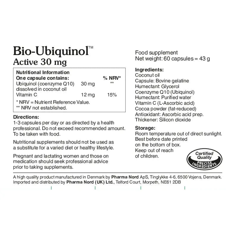 BioCare Bio-Ubiquinol 30mg