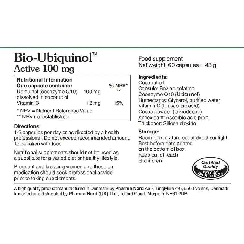 BioCare Bio-Ubiquinol 100mg