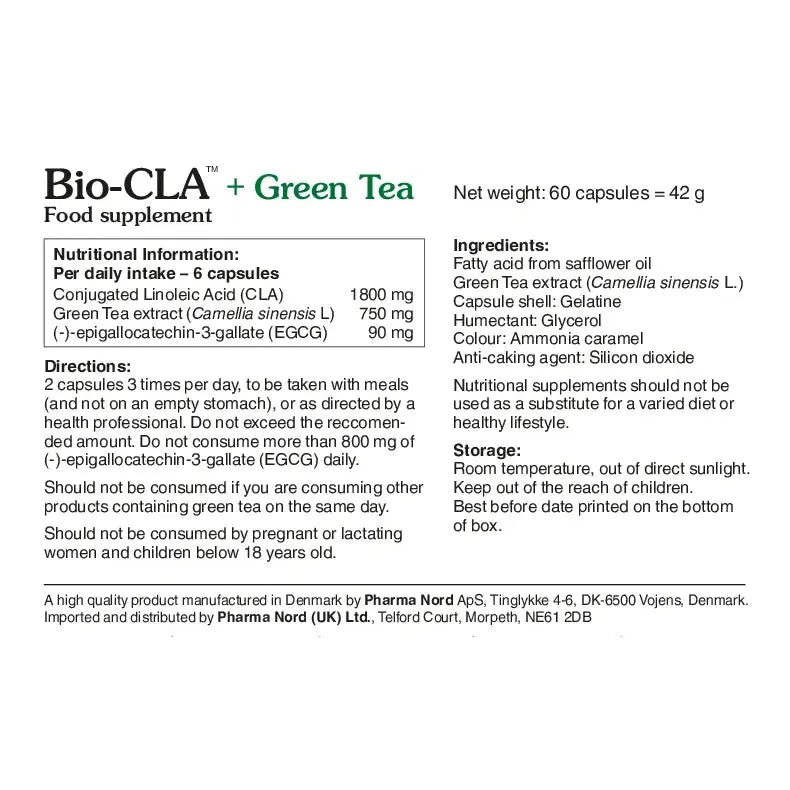 BioCare Bio-CLA+Green Tea