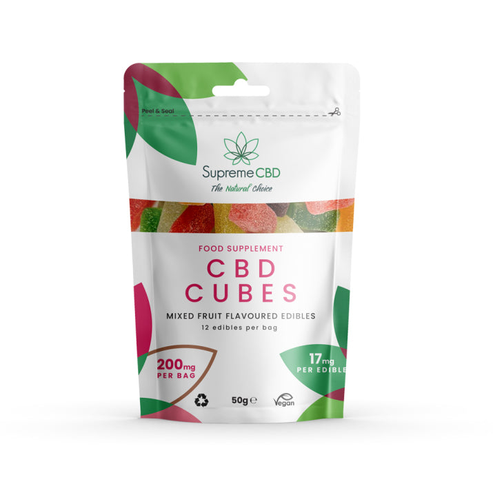 SupremeCBD CBD Fruit Cubes Grab Bag (200mg)
