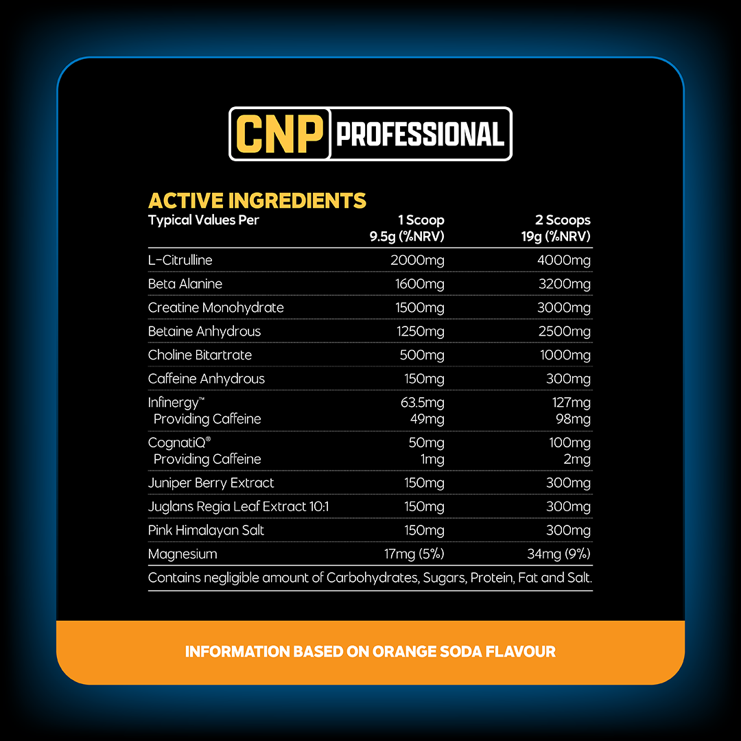 Loaded Pre Workout Powder 570g CNP Professional
