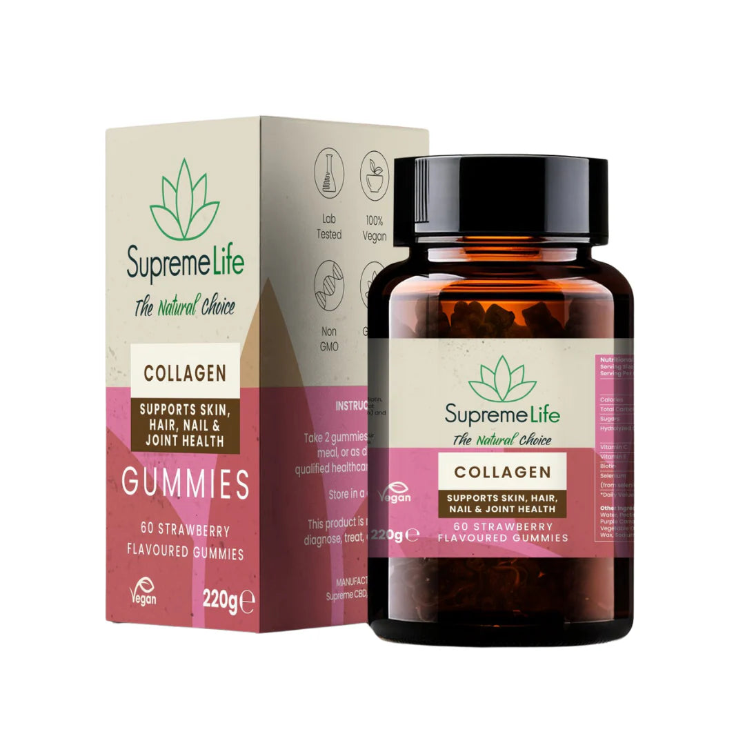 Supreme Life Collagen Gummies (60x Strawberry Flavour Gummies)