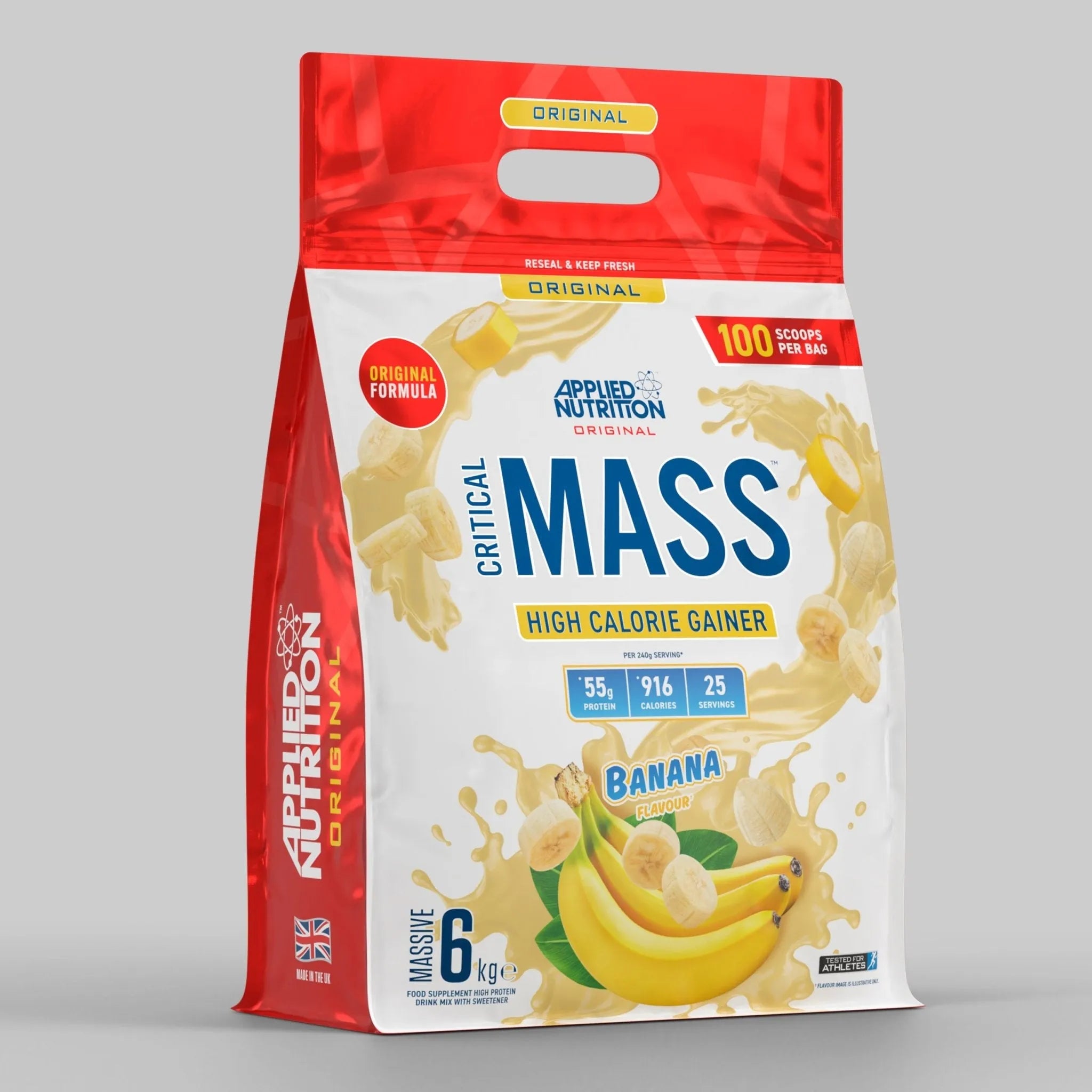 Applied Nutrition Critical Mass Original 6kg High Calorie Gainer (25 Servings)