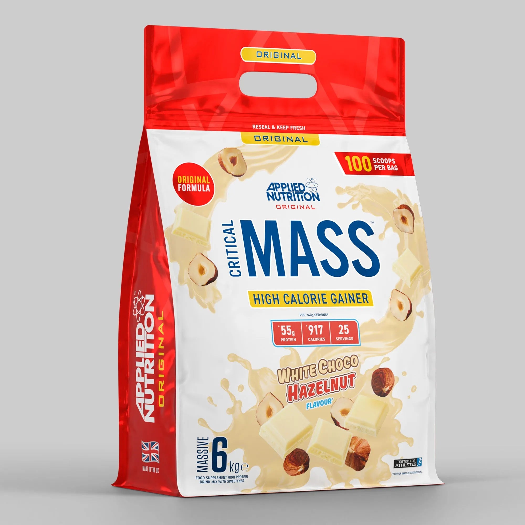 Applied Nutrition Critical Mass Original 6kg High Calorie Gainer (25 Servings)