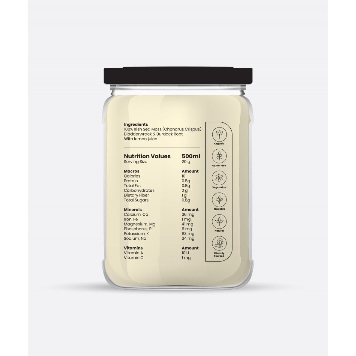 Flourish Nourish Sea Moss Gel 500g