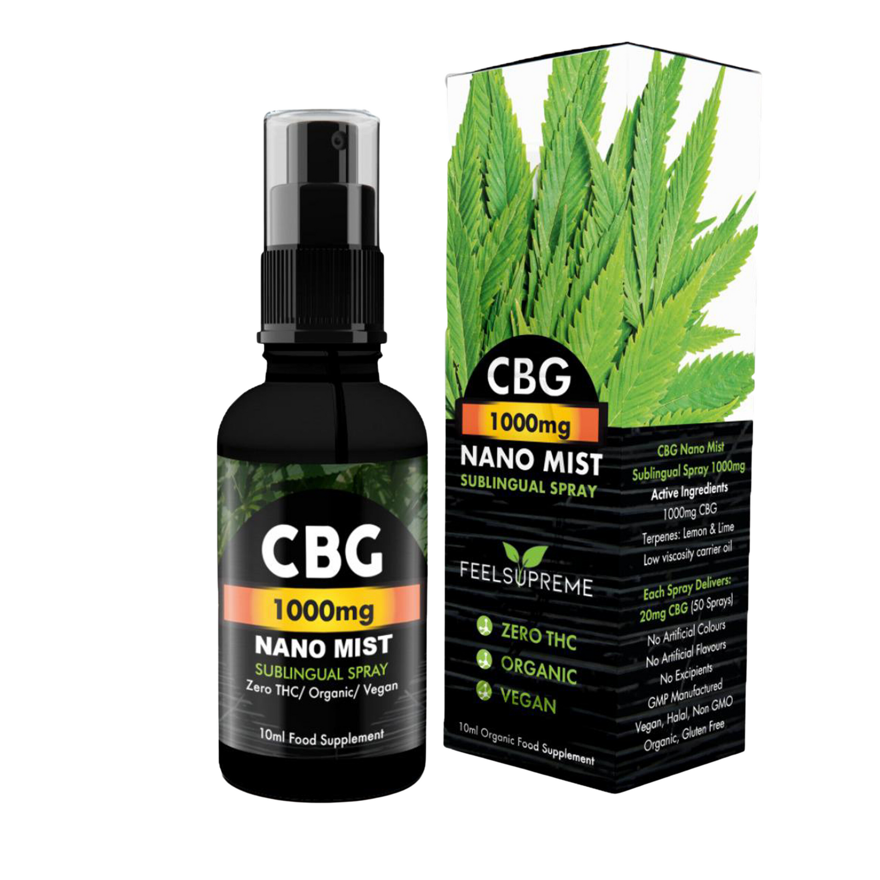 FeelSupreme CBG NANO SPRAY - 1000MG