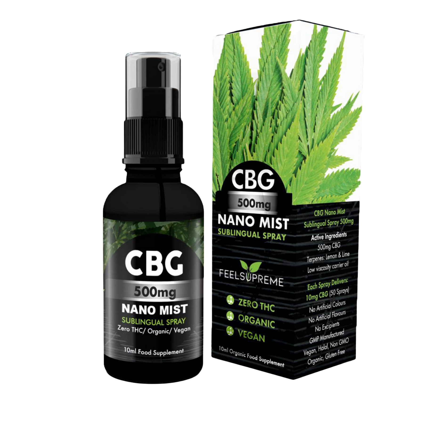 FeelSupreme CBG NANO SPRAY - 500MG