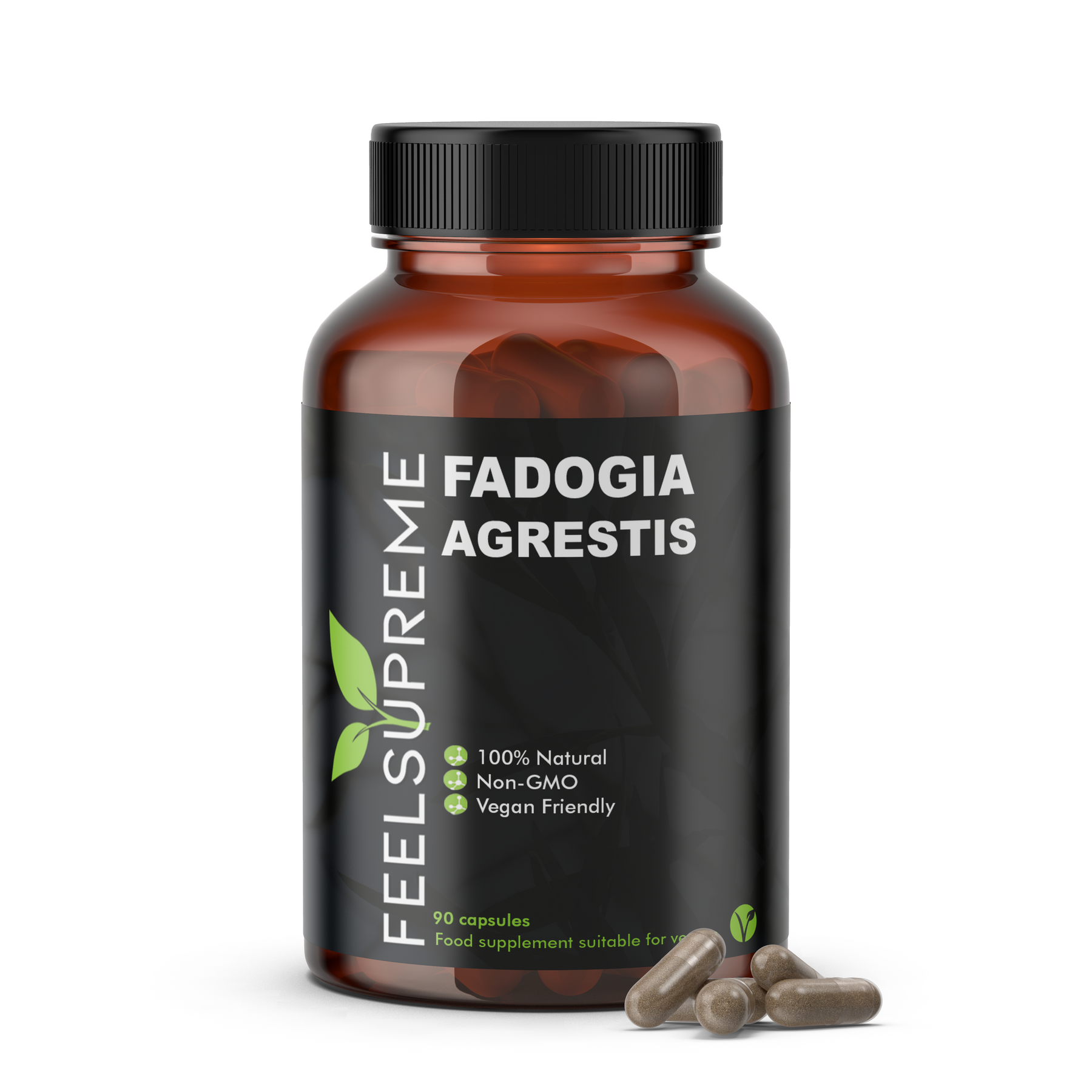 FeelSupreme Fadogia Agrestis Natural Testosterone Support 90 Capsules