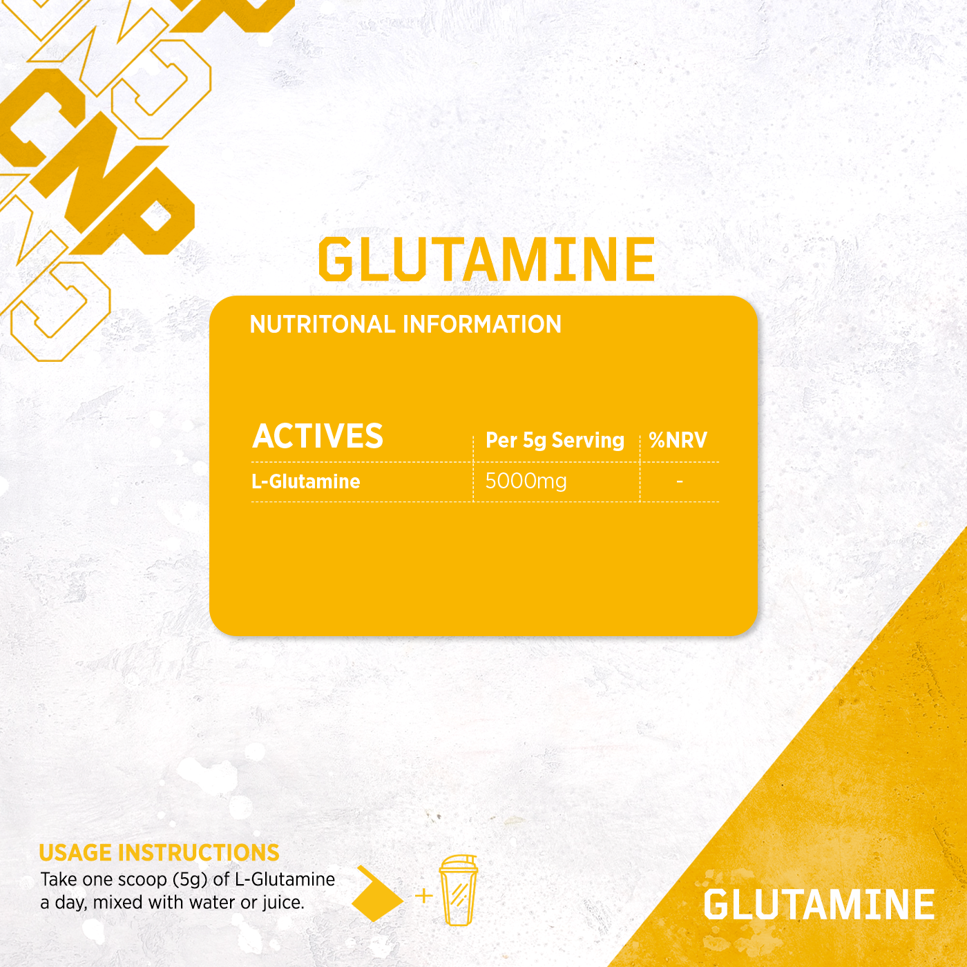 CNP Glutamine Powder 250g Pouch