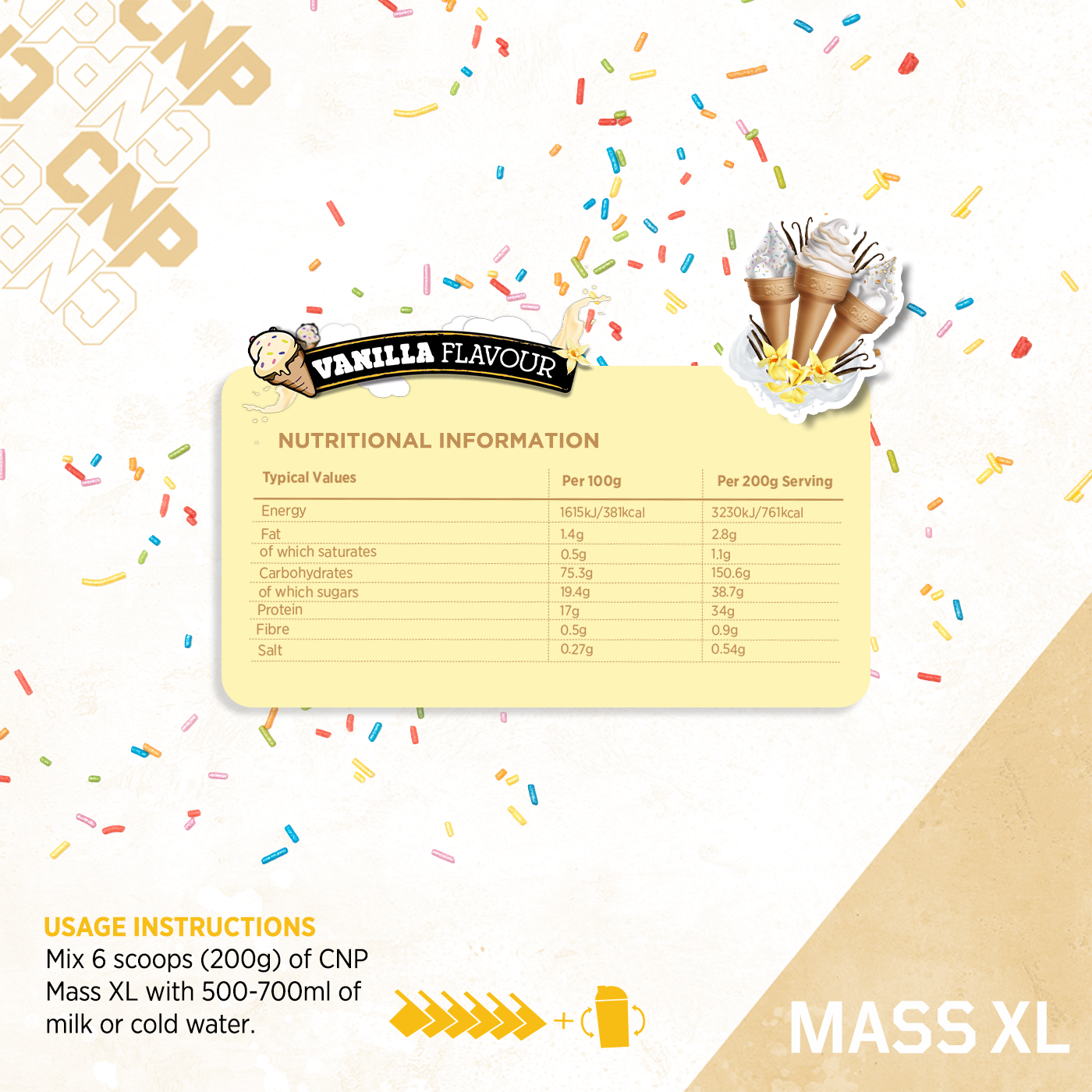 CNP Mass XL 4.8kg