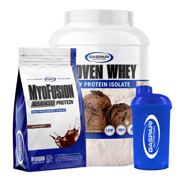 Gaspari PROVEN WHEY™ 1814G + MYOFUSION 500G + SHAKER