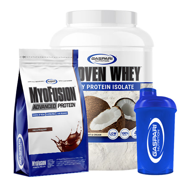 Gaspari PROVEN WHEY™ 1814G + MYOFUSION 500G + SHAKER