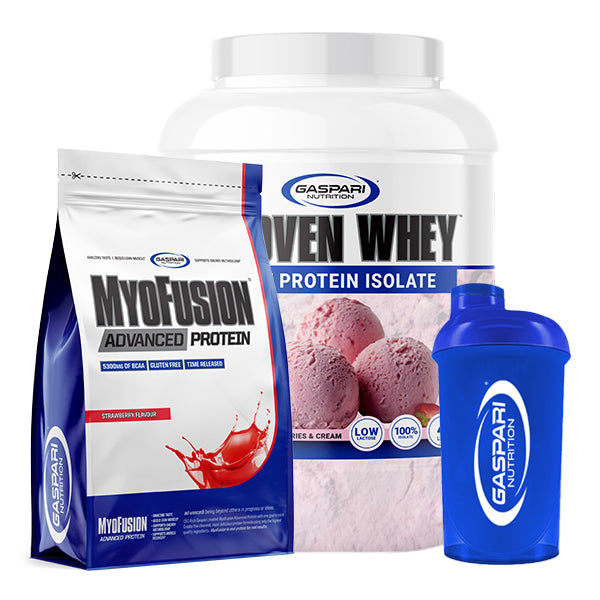 Gaspari PROVEN WHEY™ 1814G + MYOFUSION 500G + SHAKER