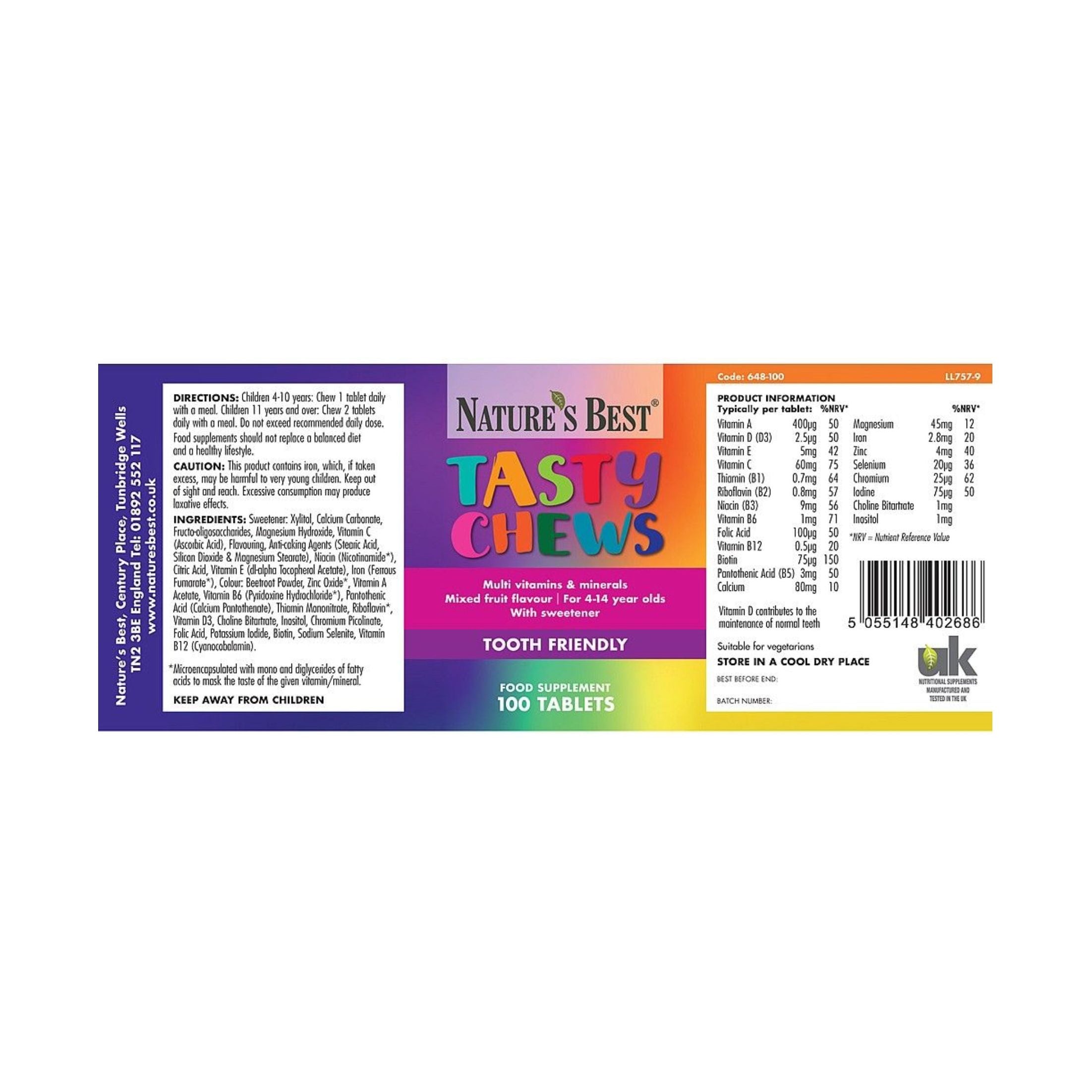 Nature’s Best Tasty Chew's Tooth Friendly