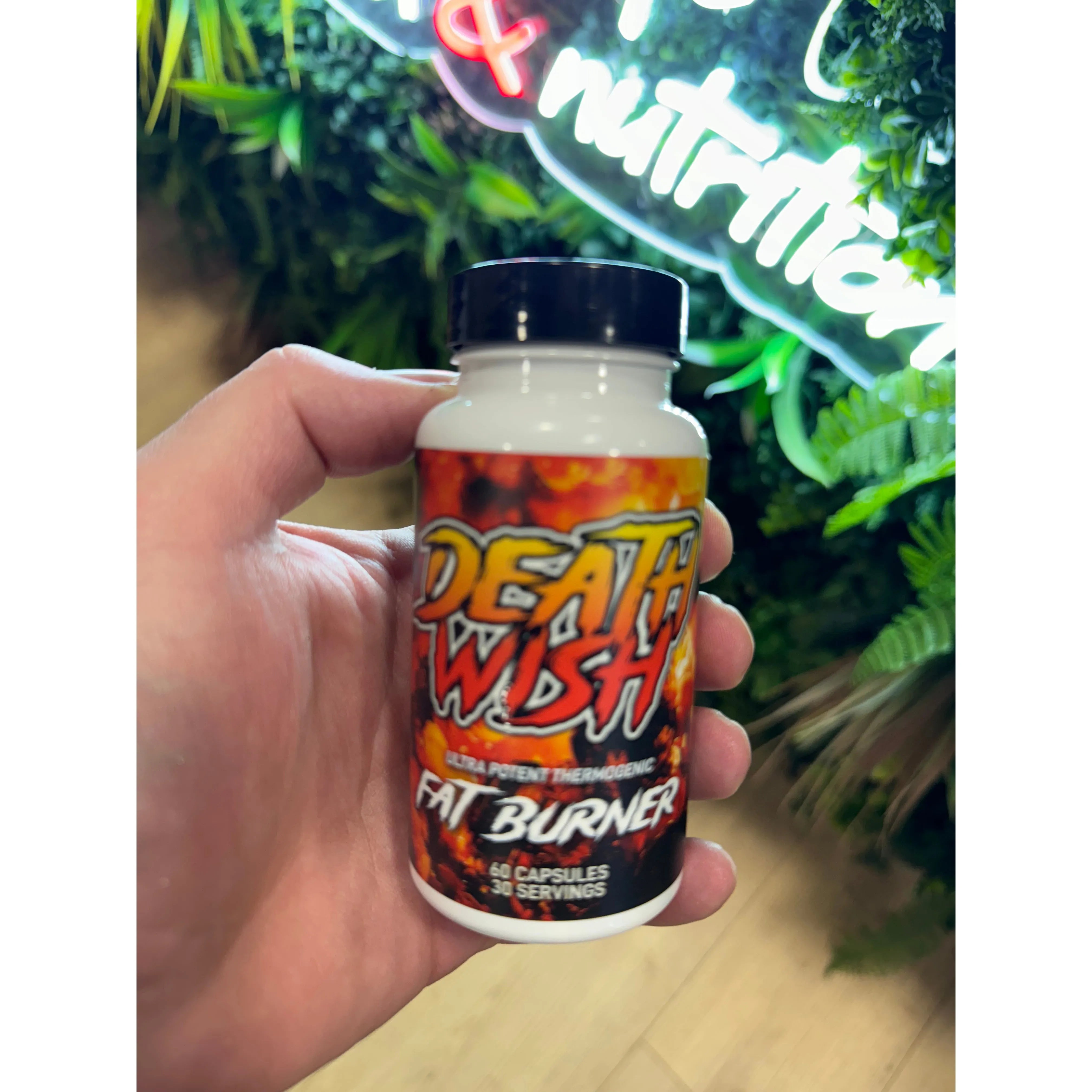 Death Wish Fat Burner Ultra Potent Thermogenic 60 Capsules