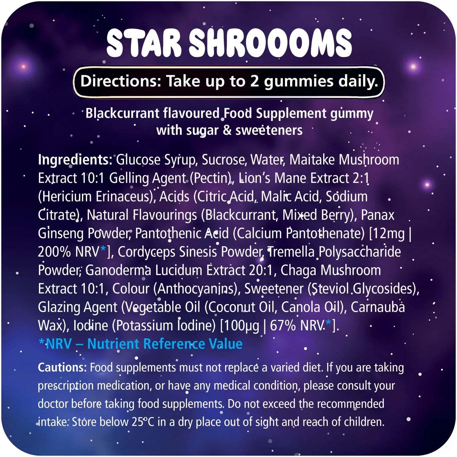 StarShroooms Mushroom Gummies Full Pack 60 Gummies