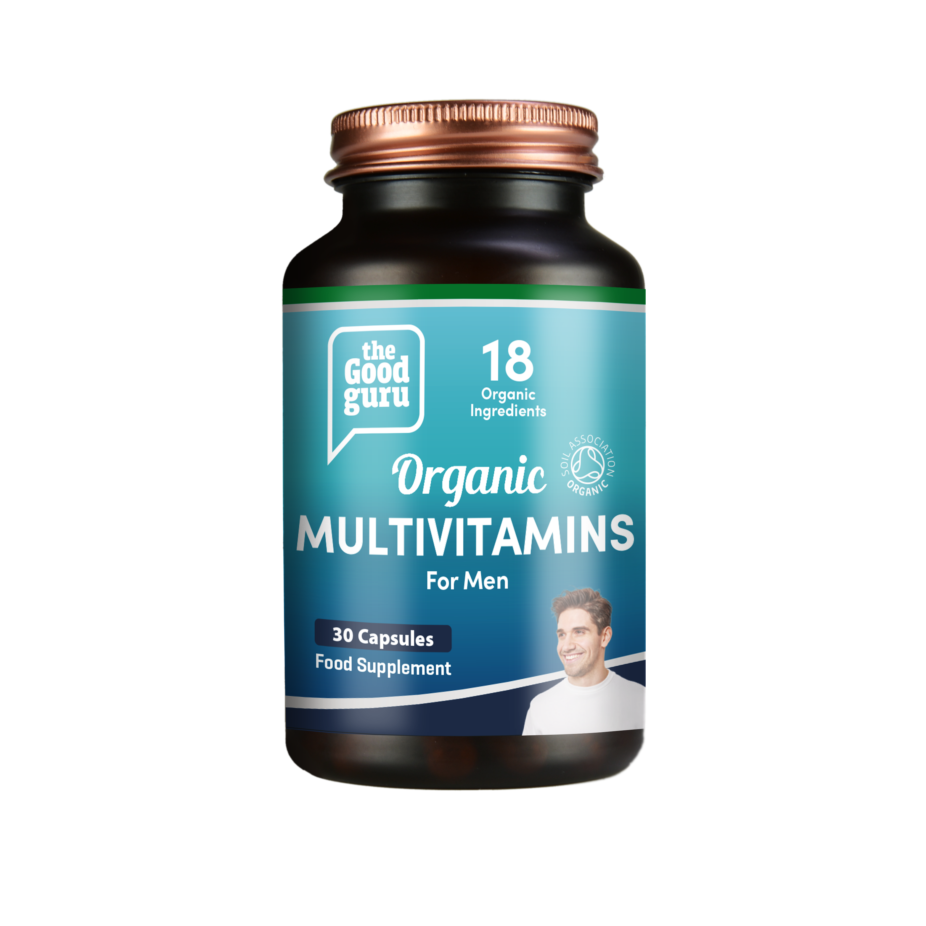 The Good Guru Mens Organic MultiVitamin