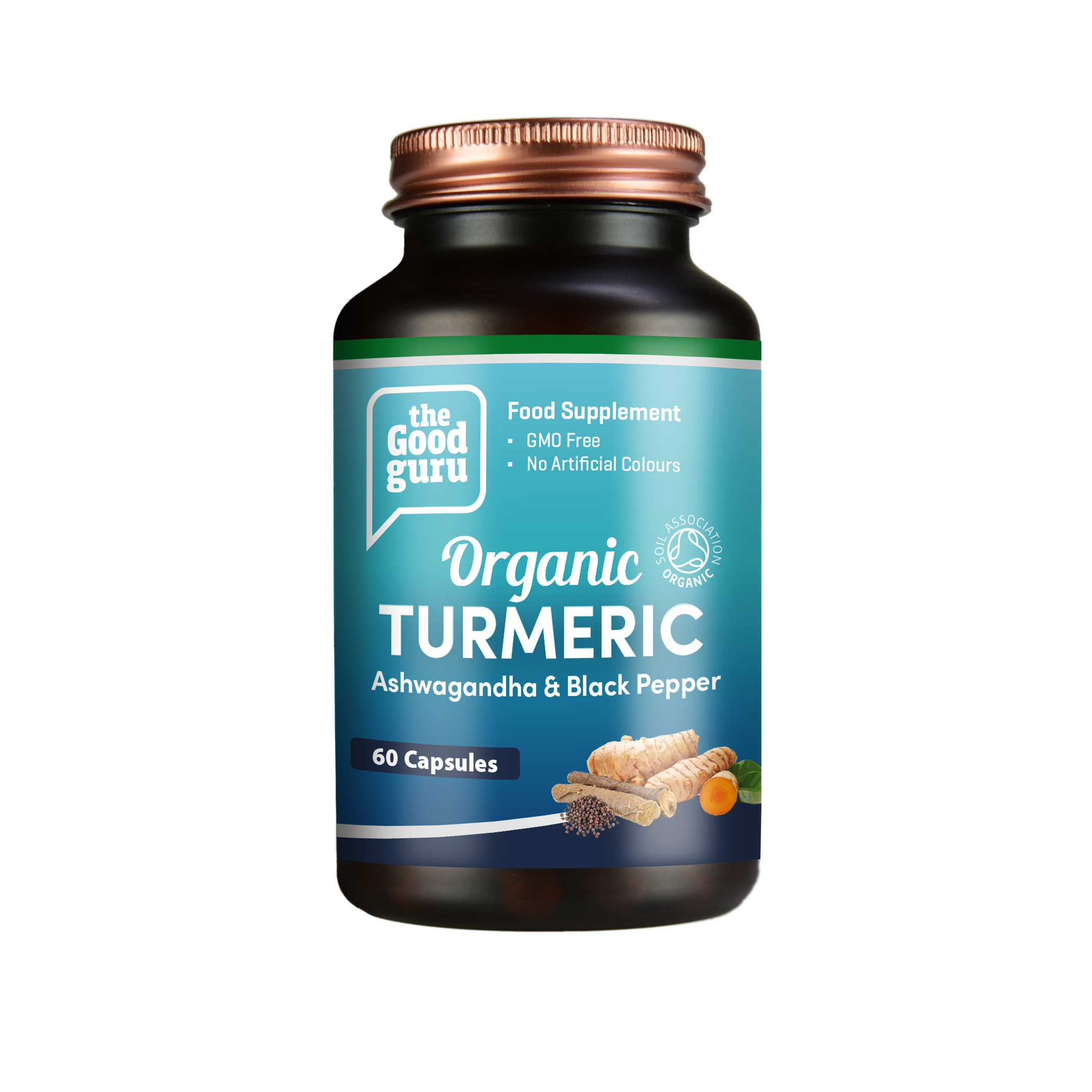 Organic Turmeric + Ashwagandha & Black Pepper