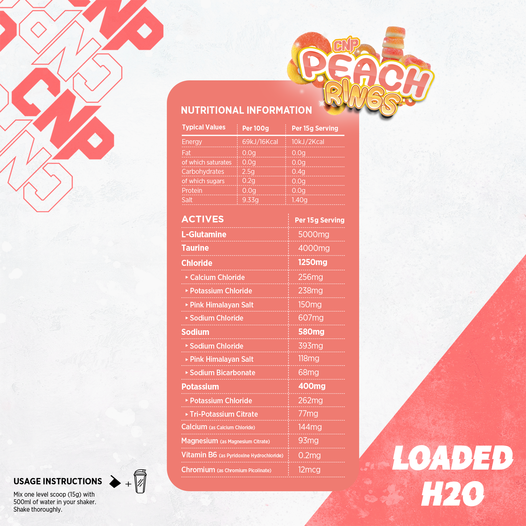 CNP Loaded H2O 300g