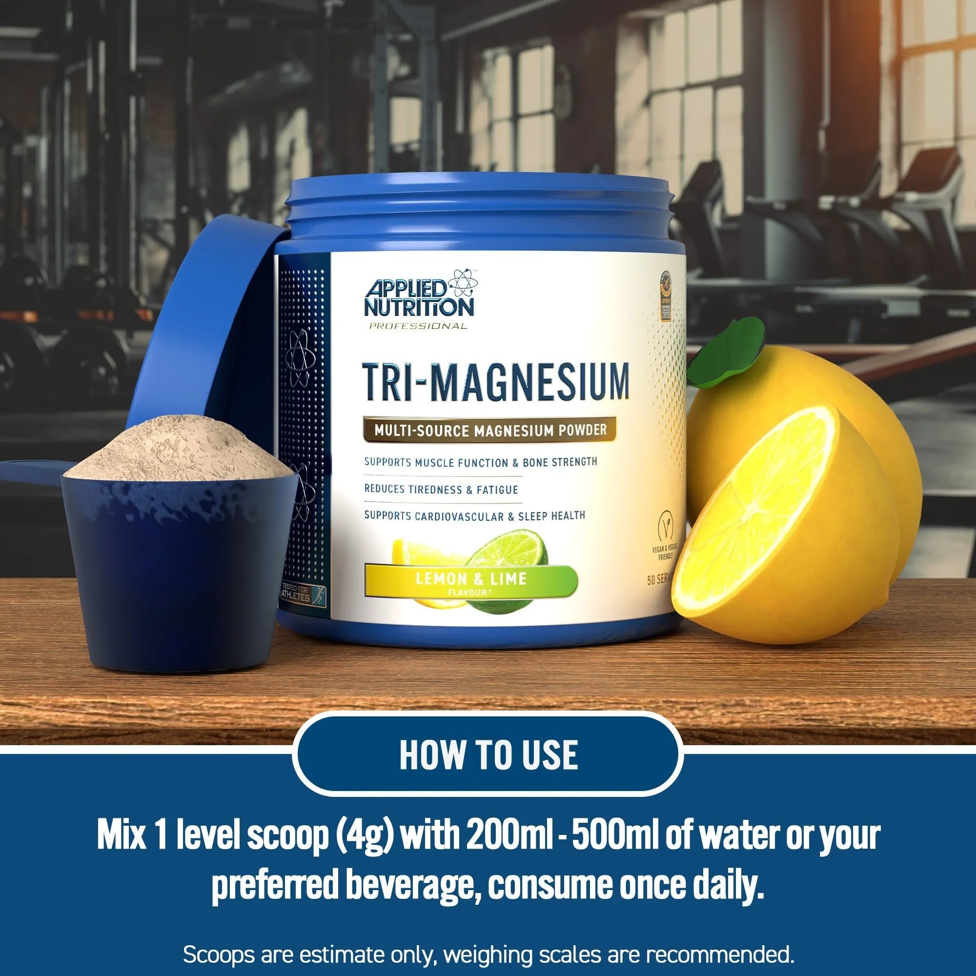 Applied Nutrition Tri-Magnesium Powder - 50 Servings