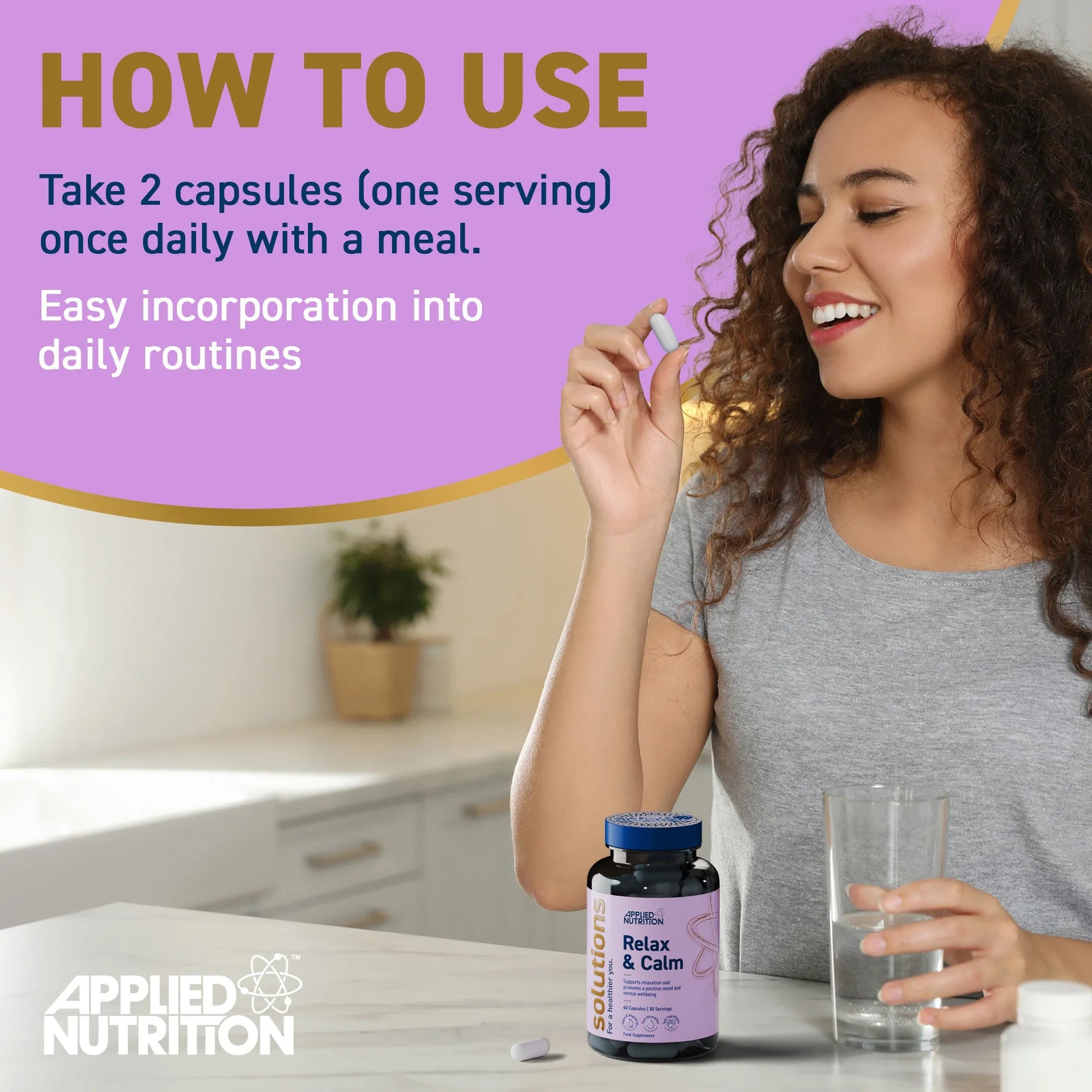 Applied Nutrition Relax & Calm Capsules (60 Capsules)