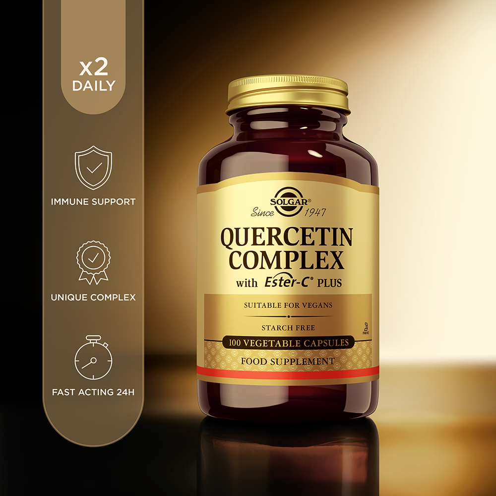 Solgar Quercetin Complex with Ester-C Plus Vegetable Capsules