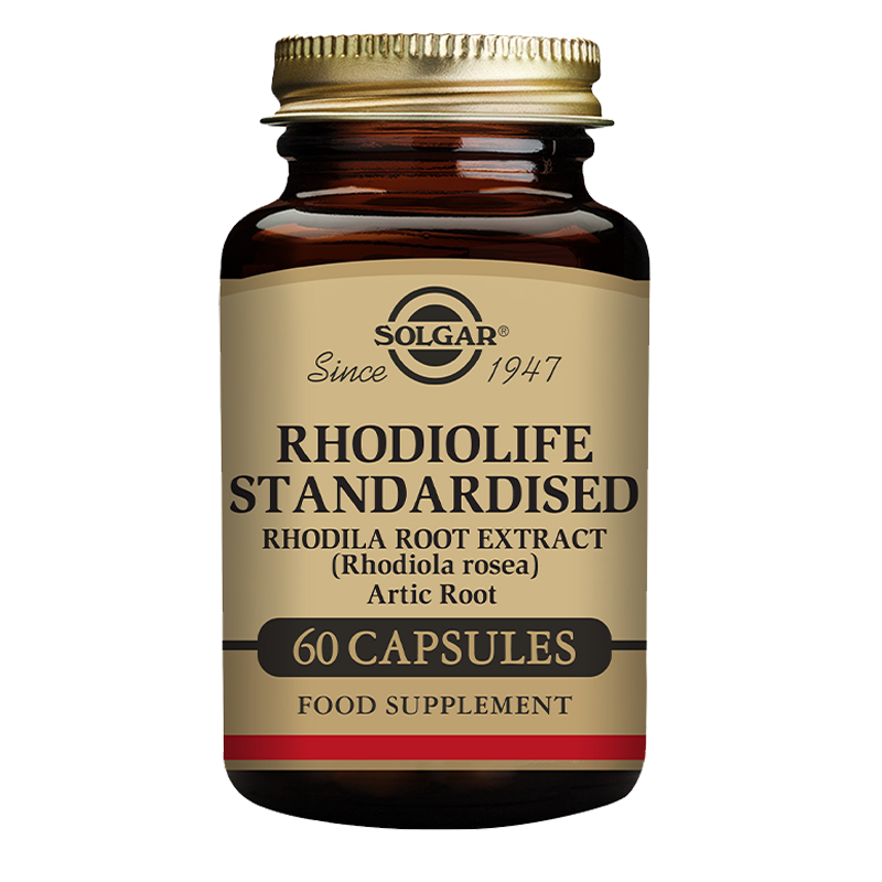 Solgar SFP Rhodiola Root Extract Vegetable Capsules - Pack of 60