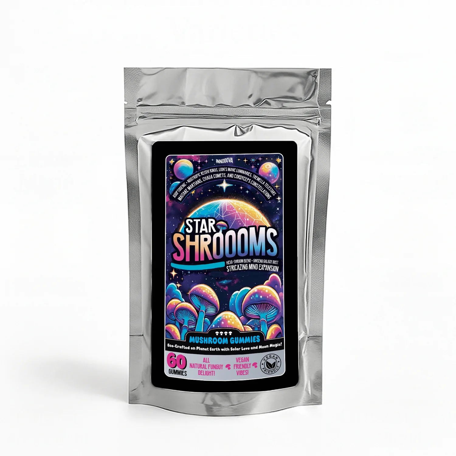 StarShroooms Mushroom Gummies Full Pack 60 Gummies