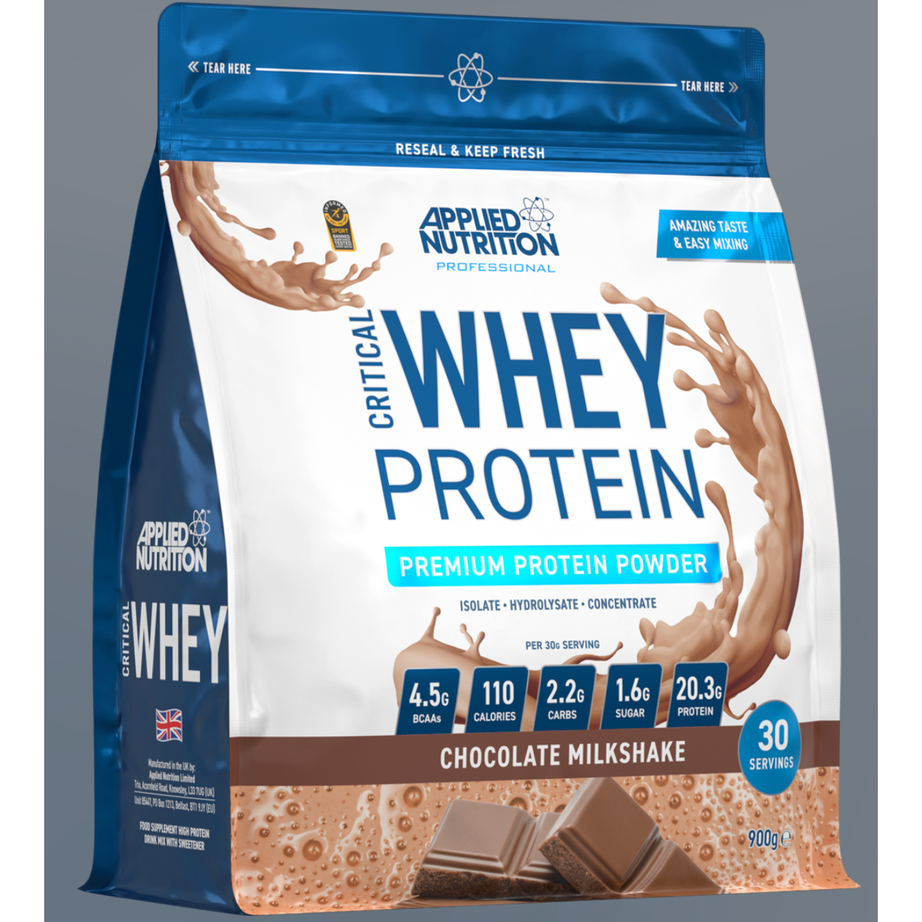 Applied Nutrition Critical Whey 900g New Batch Choose Flavour