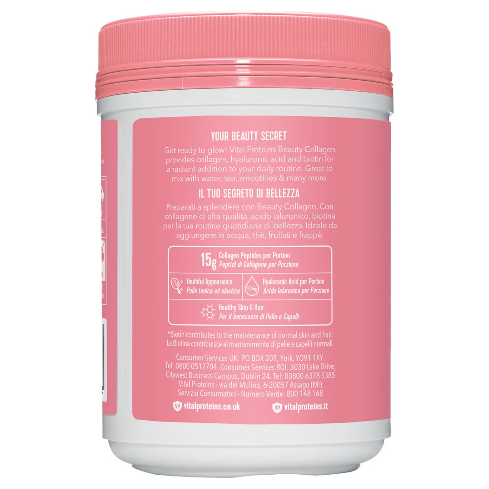 Vital Proteins Beauty Collagen Strawberry & Lemon 271g