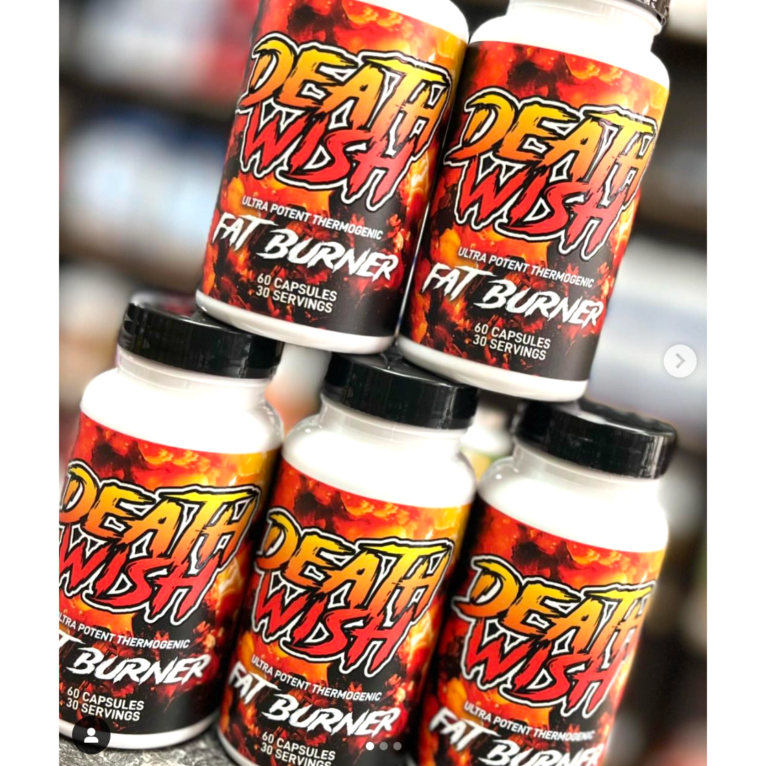 Death Wish Fat Burner Ultra Potent Thermogenic 60 Capsules