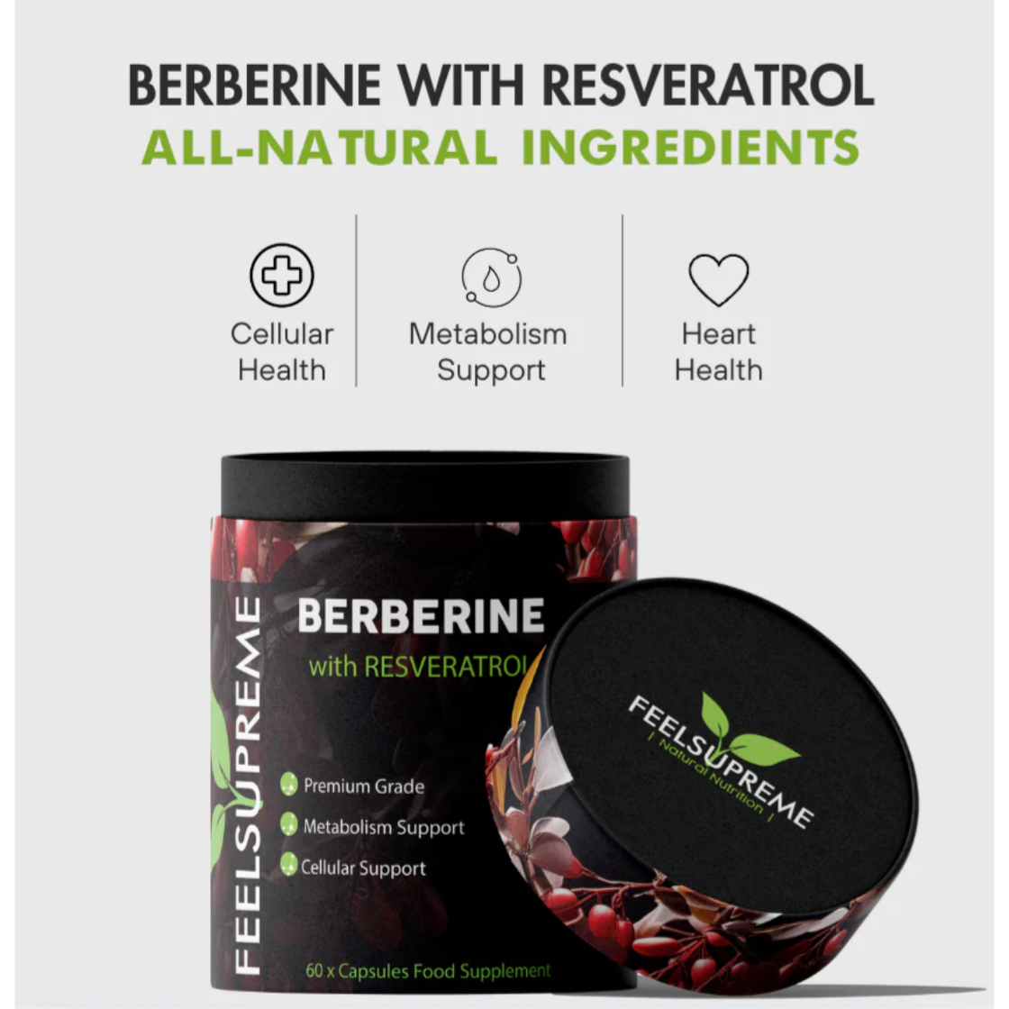 Feel Supreme Berberine With Resveratrol