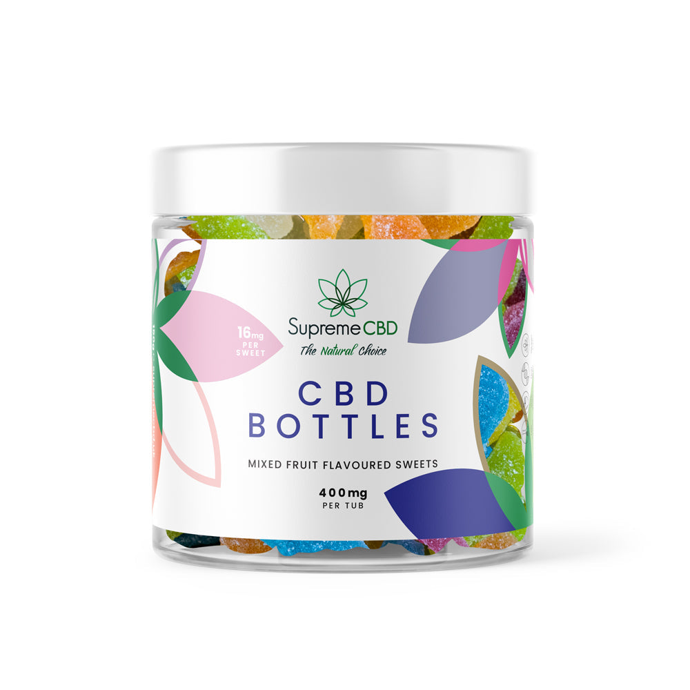 SupremeCBD CBD Gummy Bottles (400mg)