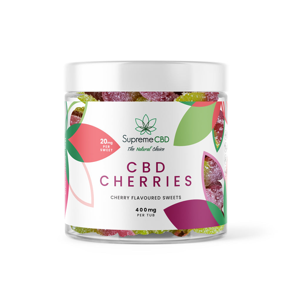 SupremeCBD CBD Gummy Cherries (400mg)