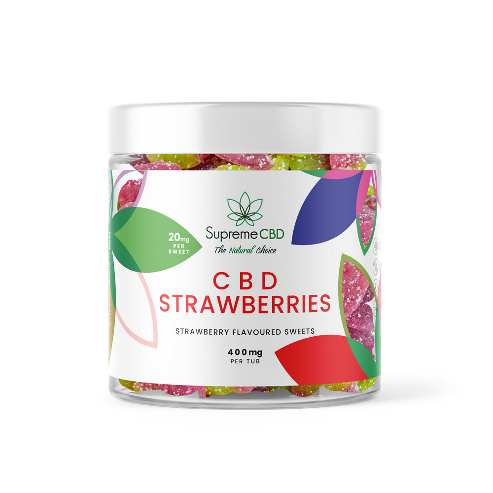 SupremeCBD Gummy Strawberries (400mg)